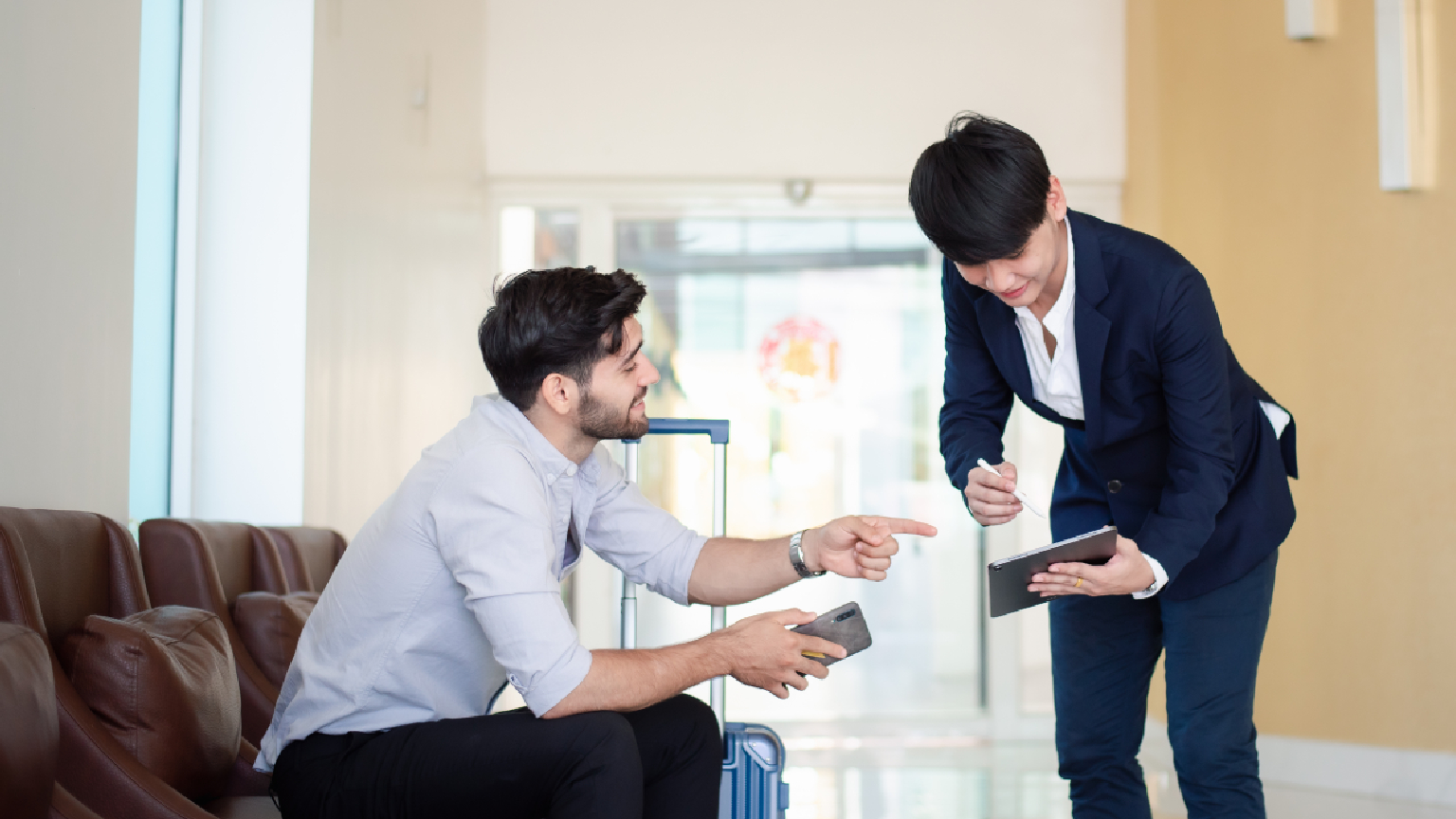 Hotel consultants in India reviewing a new hotel opening checklist.